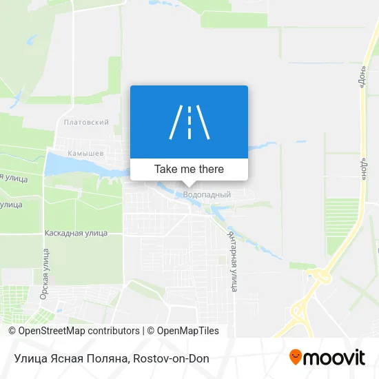 Улица Ясная Поляна map