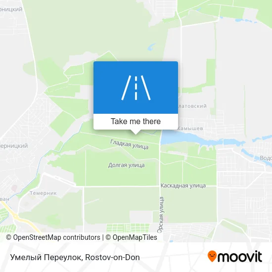 Умелый Переулок map