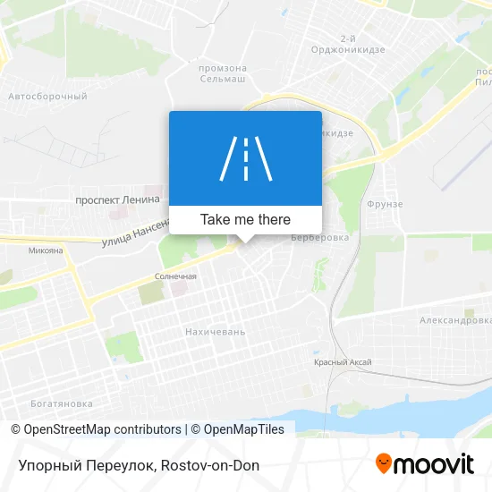 Упорный Переулок map