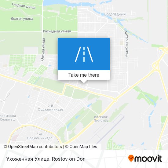 Ухоженная Улица map