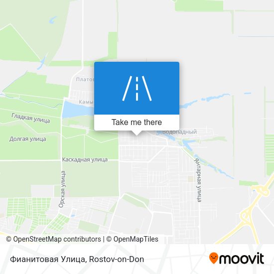 Фианитовая Улица map