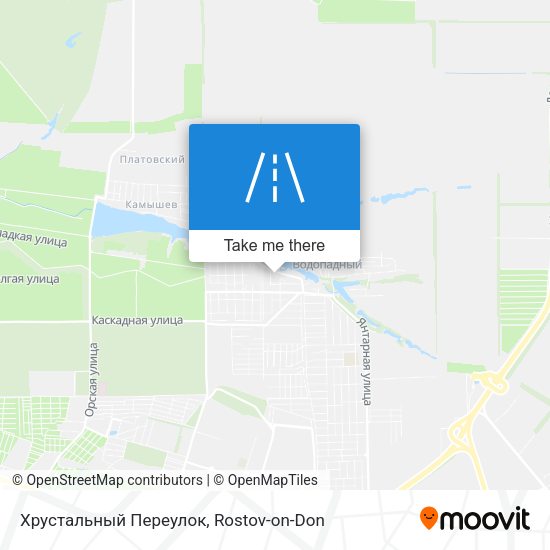 Хрустальный Переулок map