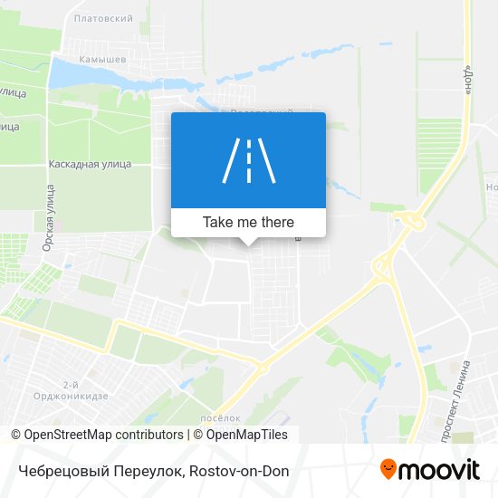 Чебрецовый Переулок map