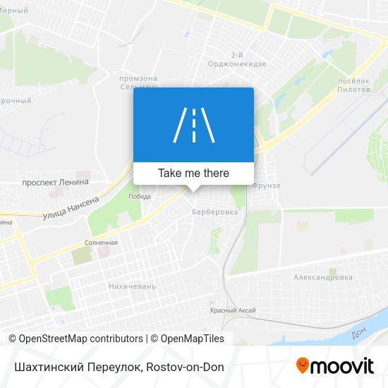 Шахтинский Переулок map