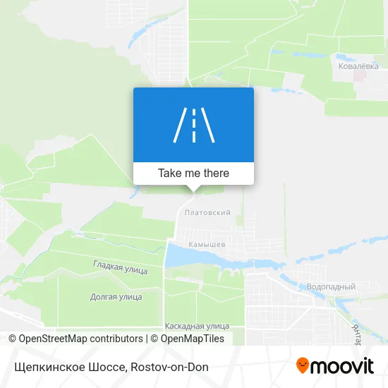 Щепкинское Шоссе map
