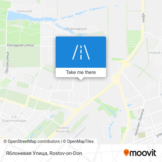 Яблоневая Улица map