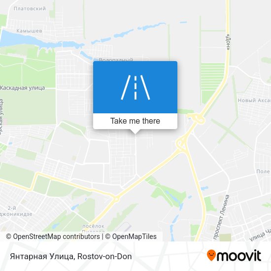 Янтарная Улица map