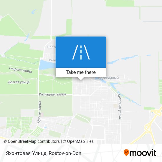 Яхонтовая Улица map