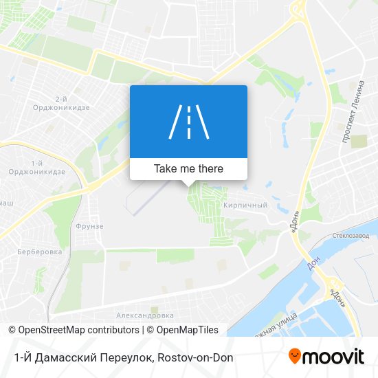1-Й Дамасский Переулок map