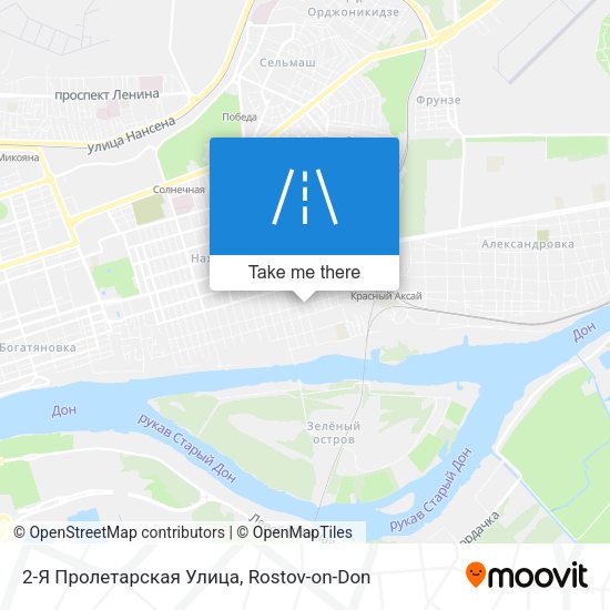 2-Я Пролетарская Улица map