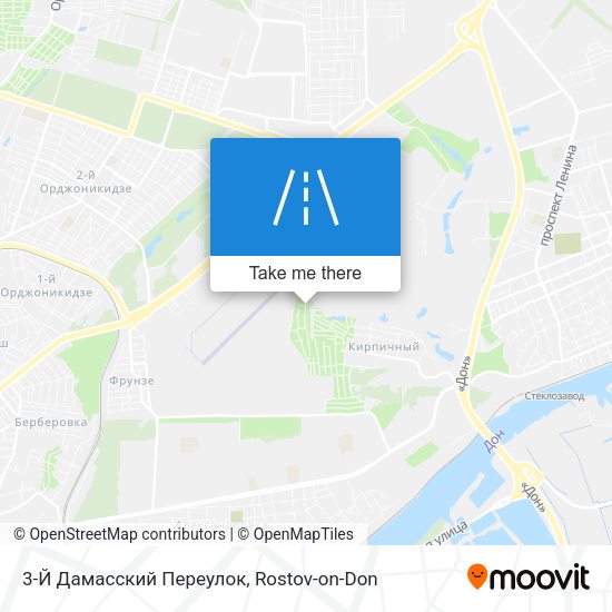 3-Й Дамасский Переулок map