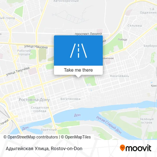 Адыгейская Улица map