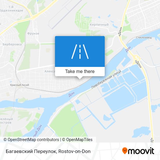 Багаевский Переулок map