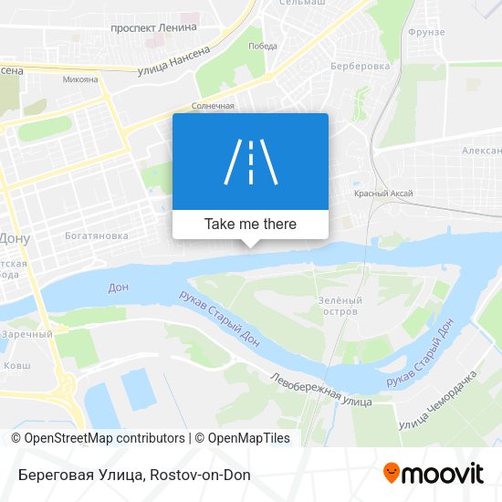Береговая Улица map