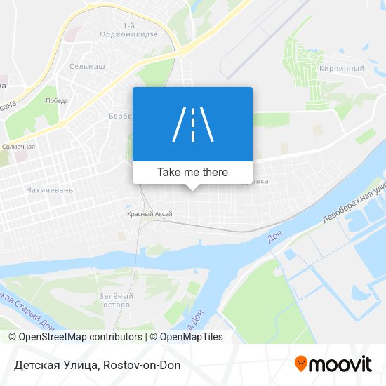 Детская Улица map