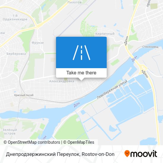 Днепродзержинский Переулок map