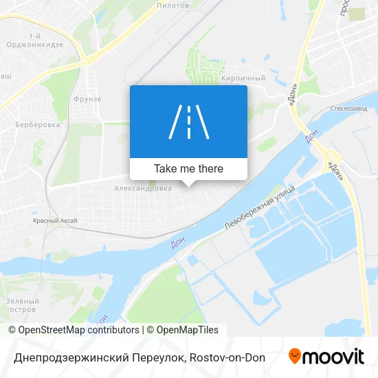 Днепродзержинский Переулок map