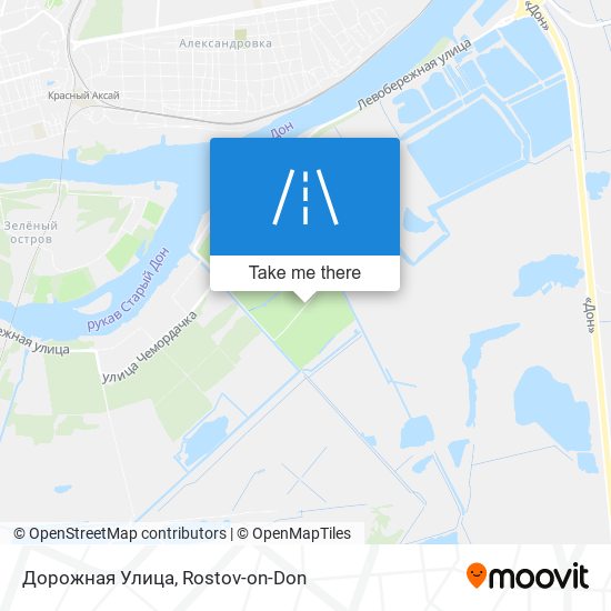 Дорожная Улица map