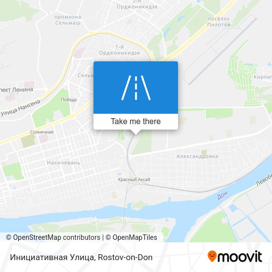 Инициативная Улица map