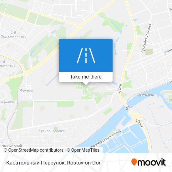 Касательный Переулок map