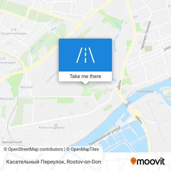 Касательный Переулок map