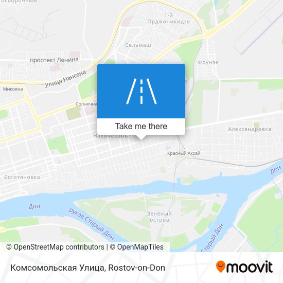 Комсомольская Улица map