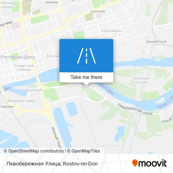 Левобережная Улица map