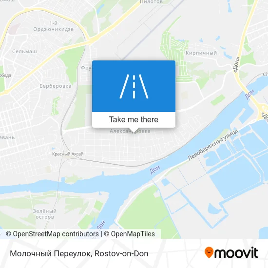 Молочный Переулок map