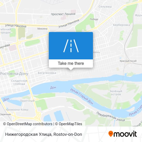 Нижегородская Улица map