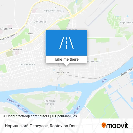 Норильский Переулок map