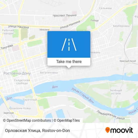 Орловская Улица map