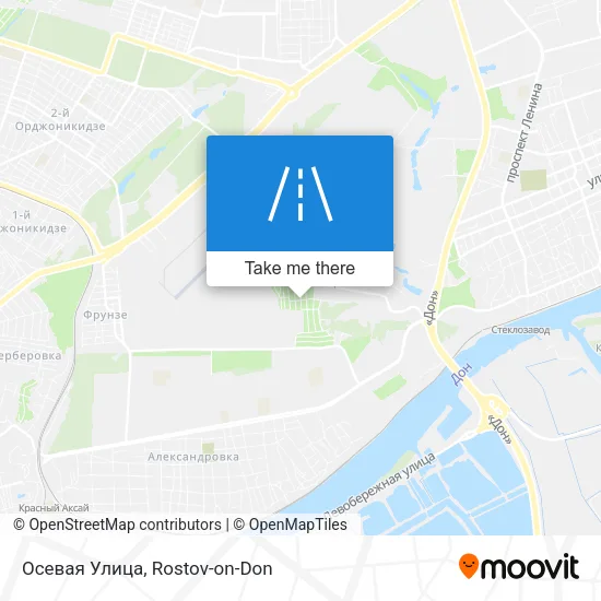 Осевая Улица map