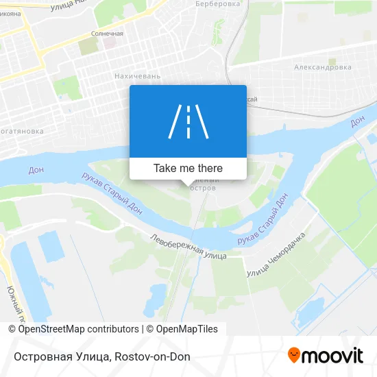 Островная Улица map
