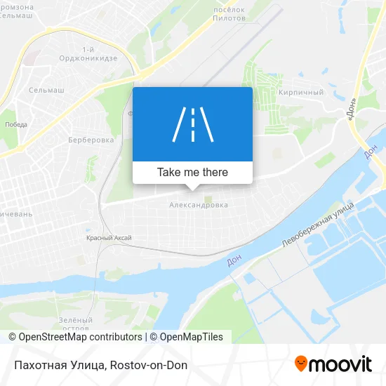 Пахотная Улица map