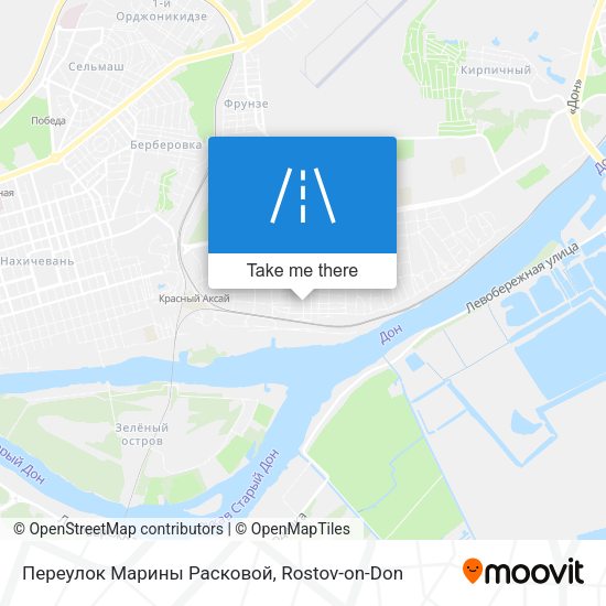 Переулок Марины Расковой map