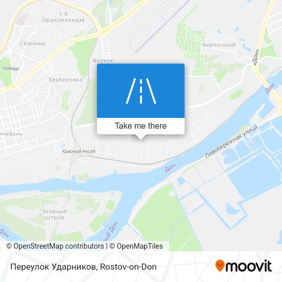 Переулок Ударников map
