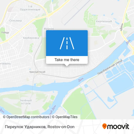 Переулок Ударников map