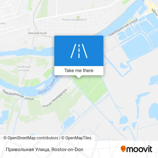 Привольная Улица map