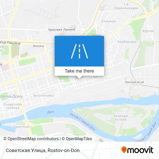 Советская Улица map