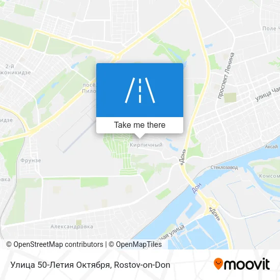 Улица 50-Летия Октября map