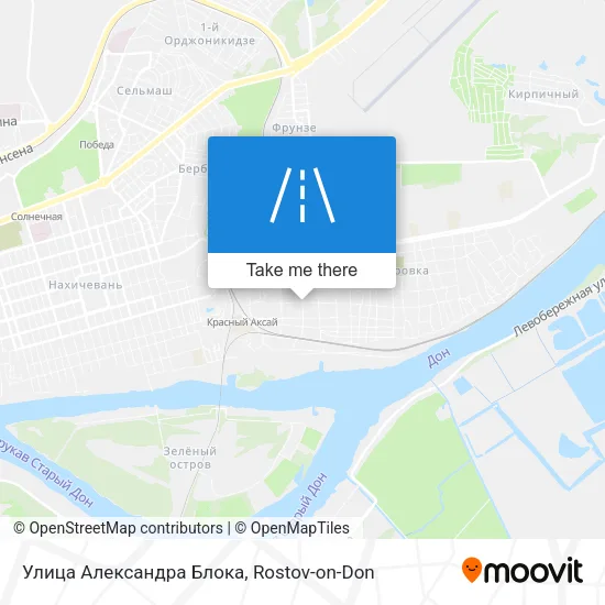 Улица Александра Блока map