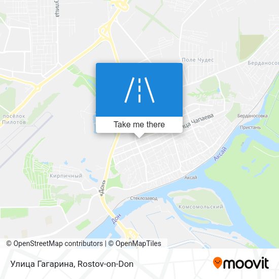 Улица Гагарина map