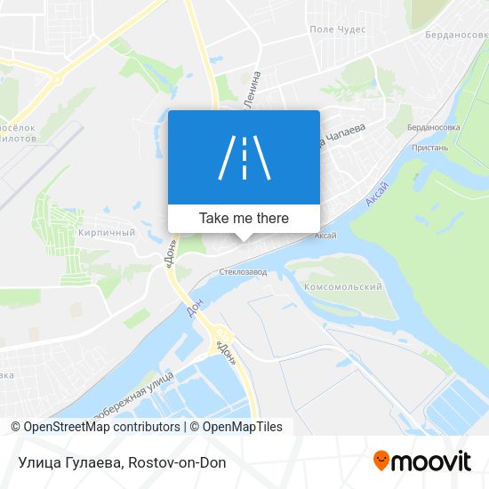 Улица Гулаева map