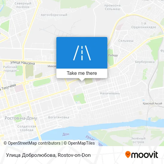 Улица Добролюбова map