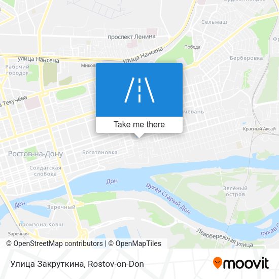 Улица Закруткина map