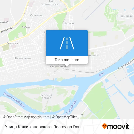 Улица Кржижановского map