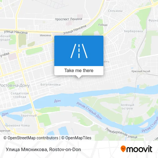 Улица Мясникова map