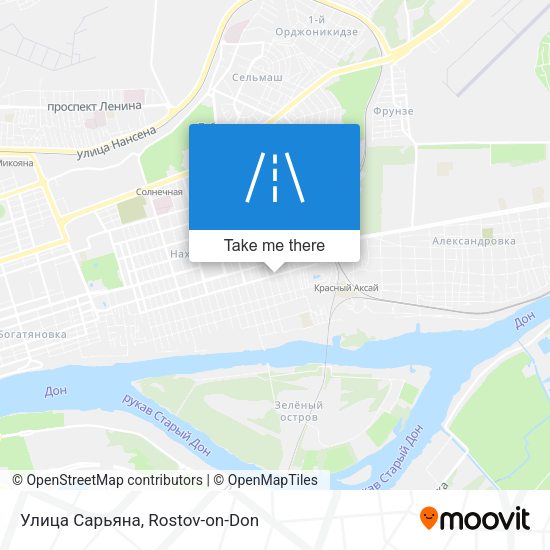 Улица Сарьяна map