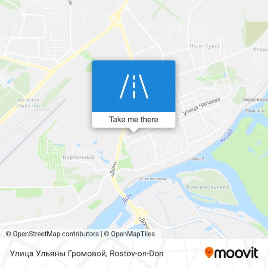 Улица Ульяны Громовой map