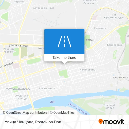 Улица Ченцова map